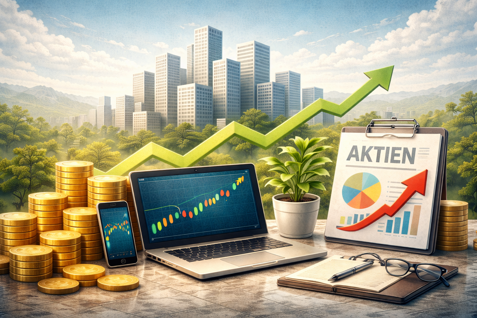 Aktien investieren für Anfänger: Der Weg zu langfristigem Vermögensaufbau